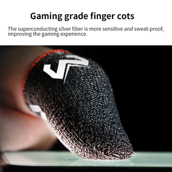 Слот Ластични Ръкави Найлонови Ръкави За Докосване на Екрана, които Предпазват От Изпотяване 24-контактни Възли Ръкавици За Игра Контролер