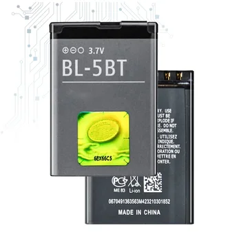 BL-5BT 870mAh Благородна работа на смени Батерия за Мобилен Телефон За Nokia 2608 2600c 7510a 7510s N75 Smartphon Batteries