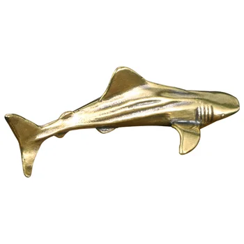 Малката ви златна рибка латунная акула машинки за деца, играчки за декорация на таблото с Креативен работна маса