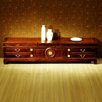 Мебели за хола, Мебели от палисандрово дърво Масив Дърво Шкаф за телевизор Влезте в шкаф