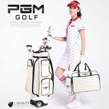 Чанти за голф PGM голям капацитет от пластове кожа, водоустойчив обувки, чанта за дрехи, спортни чанти за фитнес, аксесоари за голф