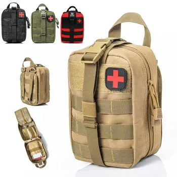 Тактически комплекти за първа помощ, Медицинска чанта, авариен Нож ловен автомобил, къмпинг, Инструмент за оцеляване Molle, военна чанта EDC, органайзер