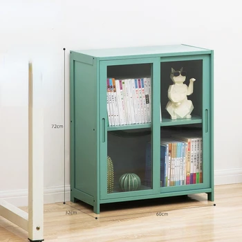 Удебелени рафтове Комбинирана мебели лавица за книги за деца Дървен многослоен библиотеката Прозрачни визуални рафтове за съхранение