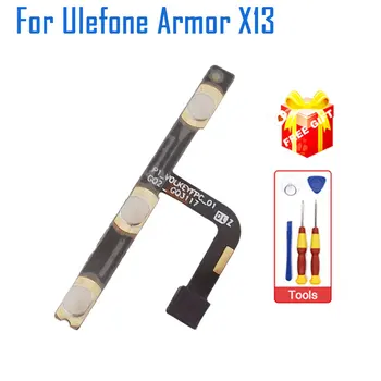 Нов Оригинален кабел бутони за регулиране на силата на звука Ulefone Armor X13 Страничната гъвкав кабел за смартфон спк стартира строителни Ulefone Armor X13