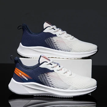 2023 Нова дишащи спортни ежедневни обувки Модерен окото дишаща мъжки спортни обувки, Ежедневни обувки за тичане Обувки, за разходки на открито