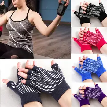 Дамски ръкавици за тренировки, къси ръкавици без пръсти за момичета, дишащи ръкавици за вдигане на тежести с превъзходно изземване и дланта