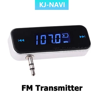 Transmisor FM para iPhone, Samsung, iPad LCD, 3,5 mm, música, Audio, Mini transmisor inalámbrico en el coche, transmisor mp3
