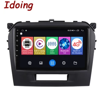 Радиото в автомобила Idoing за Suzuki Vitara 4 2014-2018 GPS Навигация Android Auto Интелигентна система на автомобила Apple Carplay