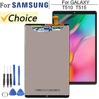 Тестван LCD дисплей За Samsung Galaxy Tab A 10.1 2019 T510 T515 T517 SM-T515 SM-T510 LCD Сензорен дисплей и Цифров Преобразувател в събирането на