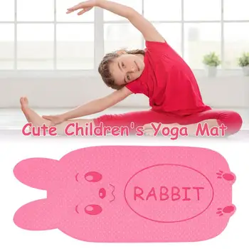 Сладък детски килимче за йога, нескользящий детски подложка за фитнес, подложки за фитнес-зала, спортна възглавница, гимнастически накладки за пилатес