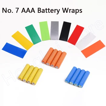 № 7 С една AAA батерия Обертывает Термоусадочную тръба от PVC за ремонт и защита на Свиване тръба Изберете цвят