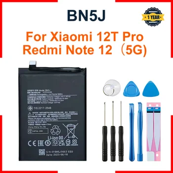 Нова Оригинална Батерия 5000 ма/4900 mah BN5J За мобилни Телефони POCO X5 5G, Xiaomi Redmi Note 12 5G + Инструменти