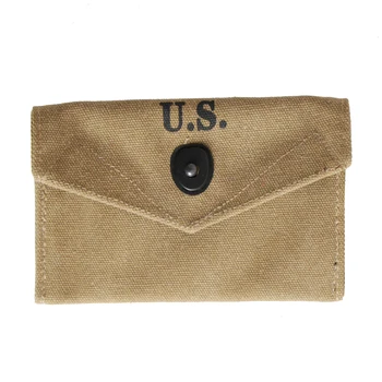 WW2 US M1 чанта за оказване на първа помощ, холщовая репродукция цвят каки.