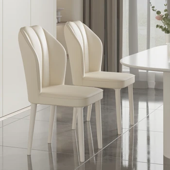 Бели трапезни столове за партита, Скандинавските трапезни столове за конференция на открито, салонные ергономични столове, мебели за кухня YN50DC