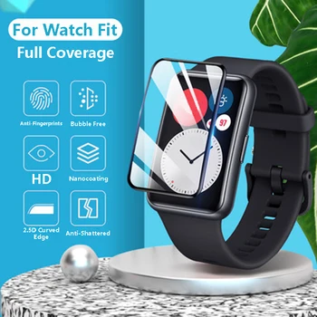 Защитно фолио с извит край, 1-3 бр., за смарт часа Huawei Watch Fit Honor Watch ES, мека защитно фолио за екрана, аксесоари за умен часа