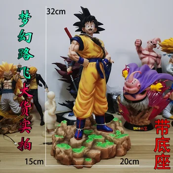 Аниме Dragon Ball Z и на Super Saiyan Dream son Goku Напълно Раскрашенная Поза стои Аниме Фигурка 29 см PVC Статуя на Цк на Декора на стаята Подарък играчка