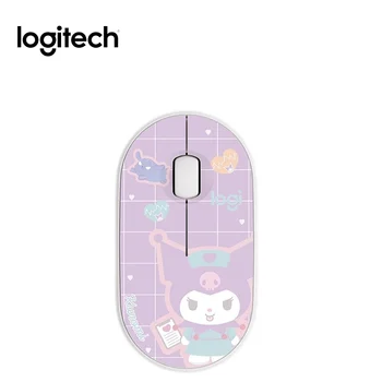 2023 Нова безжична Bluetooth мишка Logitech Камъчето Light Камъчето Mouse Cool Ивайла Co-branded Сладко Момиче 215 Дайте на приятел, подарък за рожден ден