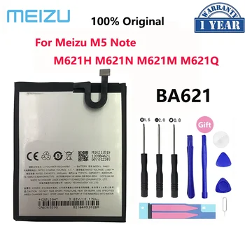 100% Оригинален 4000 ма BA621 Батерия За Meizu M5 Бележка/Note 5 Note5 M621N M621M M621Q M621H Батерии За мобилни Телефони Bateria