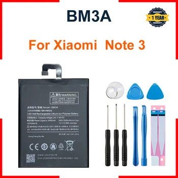Батерията на телефона BM3A Xiao mi 3500 mah за Xiaomi Mi Note 3 Note3, висококачествени сменяеми батерии