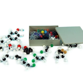 Колекция от модели органична химия от 444 предмети Молекулярни модели се състоят от атоми Връзка Орбитали Комплект по химия за студенти и преподаватели