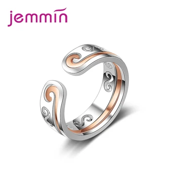Нова мода За романтични жени и мъже Модерен подарък за Годишнината от сребро 925 Проба, за да Създадете пръстен на пръста