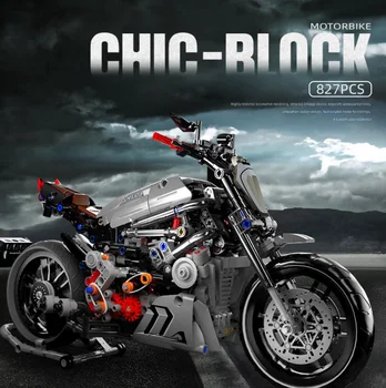 Техническо моделиране на Италия Мотоциклети Ducatis Diavel Moc Building Block Отбор модел Тухли Колекция от играчки за момчета, Подаръци