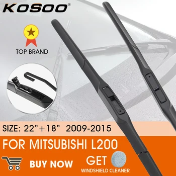 Четка за Чистачки на Автомобила KOSOO За Mitsubishi L200 2009-2015 LHD/RHD Предно Стъкло, Четки за Чистачки 22 