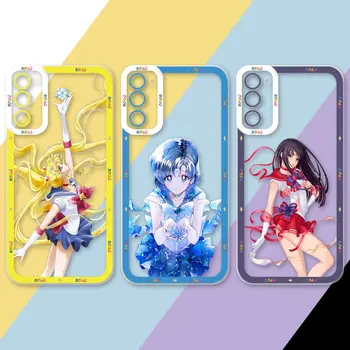 Калъф Beautiful Girl ' S-Sailor Moon, за Infinix Note 30 30I 12 VIP 12G96 10 Smart 7 6 5 4 Zero 20 Tecno Pova 4 3 2 Pro Plus Cover