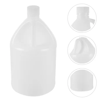 Пластмасова кана с обем 1 литър, за Многократна употреба, контейнери за съхранение на пластмасови делви F-Style, Ергономична дръжка, Конструкция от полиетилен с висока плътност, Жилищна или за дома