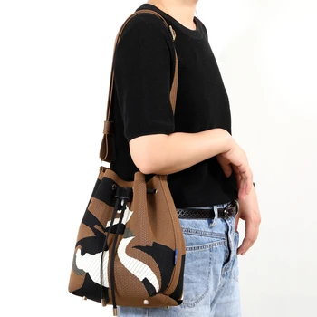 Италиански дизайн, класическа мода, плетене, пазаруване, опазването на околната среда чанта с голям капацитет, женствена чанта през рамо с едно рамо