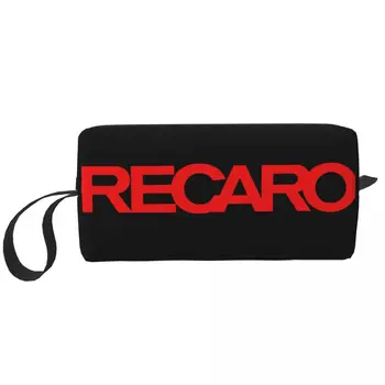 Косметичка с логото на Recaros Дамски Кавайная Косметичка голям капацитет за съхранение на козметични консумативи Dopp Kit Case Box Подарък