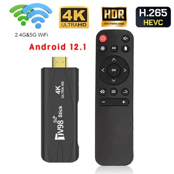 LEMFO TV98 Stick Smart TV Stick Android 12 Поддържа 4K HDR10 H265 двойна WIFI С 2 GB 16 GB Smart TV Box media player Android 12.1