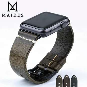 Нов дизайн каишка кожа за Apple Watch Band 45 мм 41 мм 44 мм 40 мм, серия 9 8 7 6 SE 4 Каишка за часовник iWatch