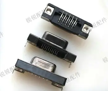 За внос аудио системи дънна платка с конектор VGA два реда от 15-контактни ултра тънки конектори D-SUB serial port VGA female base