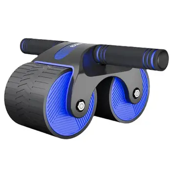 Тренажор за фитнес Ab Roller Wheel Брюшное колело с автоматично отскок Ab Roller, гимнастически колелото за основните упражнения, симулатори за тренировки