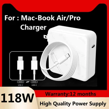 118 W захранващ Адаптер на Лаптопа Mac Book Pro За Macbook Pro 13.3 на 14 15 16 инча с Чип M1 M2 Macbook Air A2337 USB C Бързо Интелигентно Зарядно Устройство