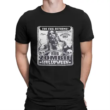 Тениска ZOMBIE Man ' s Captain Spaulding Crewneck Тениска от плат с къс ръкав Забавни Висококачествени подаръци за рожден ден