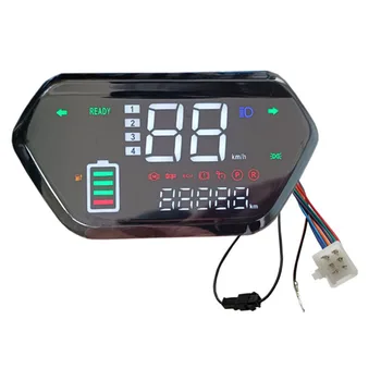 48V 60V 72V 6PIN LCD Дисплей контролен Панел Брояч на Електрически Велосипед За EBike Електрически Скутер Display Positive Negative Control Fit