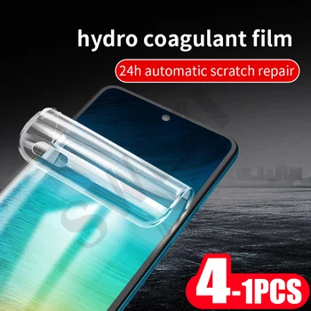 4-1 бр. мека защитно фолио за екрана на вашия телефон с пълна капак за redmi note 8 8T pro, защитно гидрогелевая филм, а не стъкло