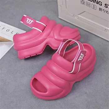 плажни чехли-сандали с рибни чорапи, дамски обувки, маратонки за жени, сандали, розови спортни лоферы tenia leisure YDX1