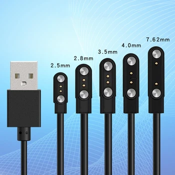 USB Кабел за зареждане захранващ Адаптер Сигурна база за бързо зареждане на Преносими магнитно зарядно устройство докстанция за 2 контактныхсмартчасов
