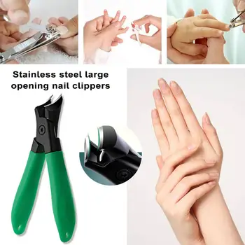 Точни нокторезачки Трайни клипсаторы за нокти Първокласни нокторезачки от неръждаема стомана за жени, мъже, възрастни хора сверхмощного размер