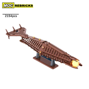 Известният космически филм серия Spaceship Building Block Висока сложност DIY Model Collection Experts Education Brick Toys Gift 2154P
