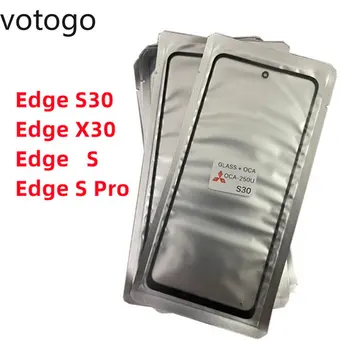 Ремонт на Предно Стъкло + ЗЗД За Motorola MOTO Edge S X30 S30 Pro G50 5G Външен LCD дисплей С Сензорен Екран, Покриване на Лентата, Смяна на Части