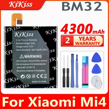 Батерията на телефона BM32 BM BM 32-32 за Xiaomi Mi 4 Mi4 M4 Акумулаторна батерия на телефон + безплатни инструменти