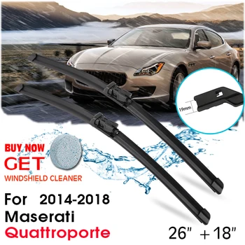 Автомобилно Острието на Предното Стъкло на Предното Стъкло, Гума Силикон Чистачка За Maserati Quattroporte 2014-2018 LHDRHD 26 