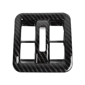 Панел Бутон за Включване на Прозореца на Арматурното табло Jeep Wrangler JK 2011-2017 Аксесоари За интериор, ABS, изработени От Въглеродни Влакна