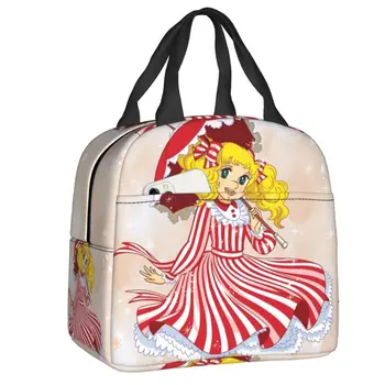 Чанта за обяд Happy Candy, дамски чанти за обяд в японския аниме, контейнер за обяд за деца, кутия за bento за ученици, кутия за хранене за деца