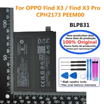 100% Оригинални Висококачествени BLP831 4500 mah Нова Батерия За OPPO Find X3 / Find X3 Pro X3Pro CPH2173 PEEM00 Батерии За мобилни Телефони