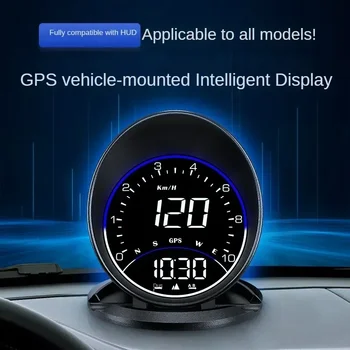 Нов автомобилен GPS-дисплей G6, поставено в кола, е универсален автомобилен HUD, мултифункционален скоростомера, на височина над морското равнище, главоболие дисплей с висока разделителна способност